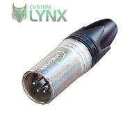 2 (TWO) x Neutrik NC4MXX 4 PIN Male XLR Cable Connector. PRO DC Power Plug