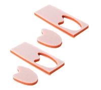 2 Twosomes Recyclable Toe Arrangement Mattresses Thin Transportable Pedicure Answer for Stretching Enthusiasts and Tourists Thin Orthopaedic Toe Spacers