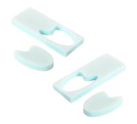 2 Twosomes Recyclable Toe Arrangement Mattresses Thin Transportable Pedicure Answer for Stretching Enthusiasts and Tourists Thin Orthopaedic Toe Spacers