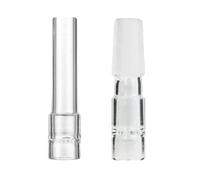 (2 TYPES) Glass Water Bubbler Tube Stem + Short 70mm Stem for Arizer Solo Air Max (Upgraded) (Glass by The Vapetrix)