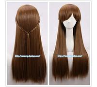 2 Types Olaf's Adventure II Princess Anna Cosplay Wig Halloween Fancy Snow Grow Queen Anna Braided Wig Long Curly Wavy Wig B