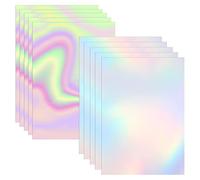 2 Types Transparent Holographic Laminate Sheets Overlay Lamination Vinyl