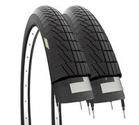 2 TYRES 20 X 1.75 (47-406) BLACK RUBBER TIRES FOR GRAZIELLA CITY BIKE BMX ROAD CHILD