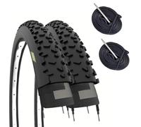 2 Tyres 27.5 x 2.25 (57-584) + Tyre Tubes for MTB 27 Mountain Bike Bicycle