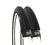 2 Tyres 27 x 1 1/4 (32-630) Black Road Tires for City Bike, Bicycle, Adult, Holland Rubber Bike