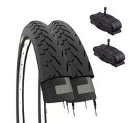 2 COVERS 700x35C + ROOMS AMERICA TYRES CITY BIKE TREKKING 700 X 35 28 1 5/8 3/8
