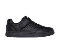 (2 UK, Black) Skechers Childrens/Kids Q Street Leather Trainers