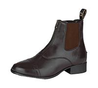 (2 UK, Brown) Dublin Childrens/Kids Foundation II Leather Zip Jodhpur Boots