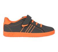 (2 UK, Grey/Orange) Lonsdale Childrens/Kids Oval Trainers