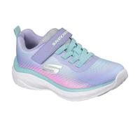(2 UK, Lavender/Multicoloured) Skechers Girls Boundless Ombre Mesh Trainers
