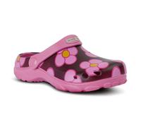 (2 UK, Spinning Flower Morel) Regatta Kids Orla Kiely Clog Slides