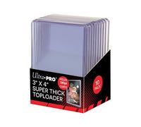 Ultra Pro 3" X 4" Super Thick 180Pt Toploader (10)