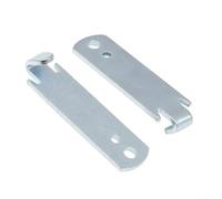2 Unit Metal T Post Clamp for Managing Wire During Fence Projects Involving Multiple Wire Runs or Multi Strand