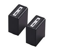 2 Units High Capacity for Panasonic AG-VBR89G AG-VBR59 AG-VBR118G AG-BRD50 AG-B23 & AG-DVX200 AG-AC8 AG-AC90A AG-DVC30 AG-HPX250 AG-HPX255 AG-HVX201 AJ-PX230 AJ-PX270 AJ-PX298 AJ-PG50 HC-MDH2 HC-X1000