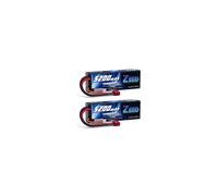 2 Units Zeee Lipo Battery 2S 7.4V 100C 5200mAh with Deans Connector for RC Car Truck Vehicle Buggy Losi RC Racing Models Parts