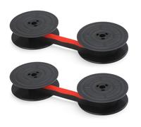 2 Universal Typewriter Ribbon Replacement Ink Spool Ribbon Twin Spool Black Red Will Fit Most Old Typewriters Reliable, Long-Lasting Performance Easy Installation Replacement Ribbons (SetB)