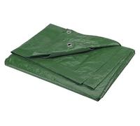 2 UR door 130 GSM Universal Poly Tarp Cover | Waterproof and Tear Resistant All Seasons Ground Sheet for Camping, Wood Stack, Building Site and More (6x9ft or 1.8x2.4m, Olive Green)