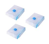 2 UR DOOR 3 Pack Max Space Saving Storage Vacuum Bags for Clothes Bedding Organiser - Waterproof Sealer Bag for Home, Travel - Airtight Seal Protects from Water and Odors (60CM x 80CM)