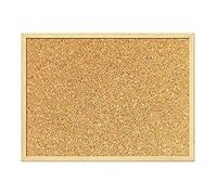 2 UR DOOR - Cork Memo Notice Board Cork Boards Mood Board for Office Memo School with Push pins Wooden Natural Wood Frame (40x60cm)