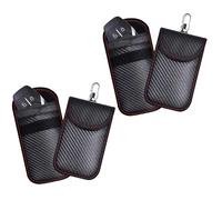 2 UR DOOR 2UD-faradayPouch-2 Faraday RFID Blocking Pouch, Black, Pack of 2, Set of 2 Pieces