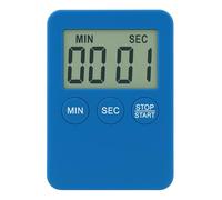 2 UR DOOR Mini Digital Kitchen Timer - Multi Function Magnetic Countdown Stopwatch with Back Stand & Hanging Hole, Portable & Eco-Friendly for Cooking, Study & Sleep - Black