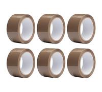 2 UR DOOR Strong Adhesive Brown Packaging Tape - 48MM x 66M Rolls for Secure Box Sealing, Heavy-Duty Parcel Tape with Improved Formula, UV and Moisture Resistant, FSC Certified
