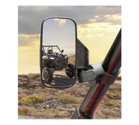 2 UTV Side Mirrors for American Landmaster Crew L7 2020-2026 | Wide Angle Convex Rear View Mirror 360 Swivel Anti-Shake Side Mirror