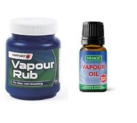 2 Value Pack Decongestant Includes - Vapour Rub Balm + Vapour Oil | Easy Breathing Cold Flu Sinus