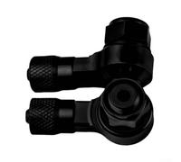 2 Valve Stems For Car Tires, Aluminum Alloy Valves, Reliable Performance,For Portable Gas Tube Valves On Standard Motorcycle Tires(black)