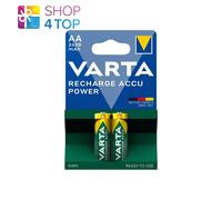 6 VARTA AA RECHARGE ACCU POWER BATTERIES LR6 2400mAh NiMH MIGNON 2BL 1.2V NEW