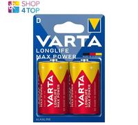 Varta Longlife Max Power 1.5V D Batteries, Pack Of 2