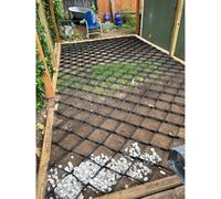 2" Walkway Grids - 4" Steep Slope Erosion Control Mesh for Carport Patio Driveway Stabilization Ideal for Gravel Grass Sand Filling - Flexible 9ft x 30ft