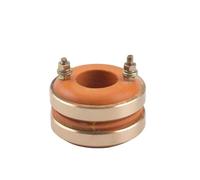 2 Way Alternator Generator Copper Ring Carbon Brush Holder Assembly Slip Ring Collector Inner Diameter 20MM 25MM 35MM Fit for Model Replacement(25MM Assembly)
