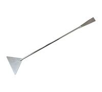 2-Way Aquatic Plant Trimming Sand Flutter Spatula Aquarium Cleaning Stainless Steel Long Scraper Durable