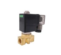 2 Way Brass Temperature hot Water Heater Solenoid Valve 1/4" BSP 24V DC Orifice 2.5mm Normal Close PZ-M03 for steam(AC110V)