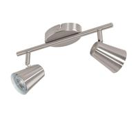 2 Way Ceiling Lights Spotlight Adjustable Fitting Kitchen Bulbs inc EGLO 75142