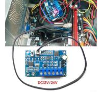 2-Way DC Fan Speed Controller for 12V 24V Systems for - Controlled Motor Drive for Industrial Automation, PC CPU Cooling Applications