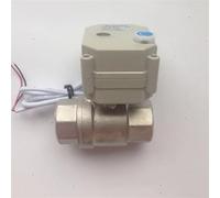 2 Way DN25 G1 Full Port Electric Ball Valve BSP SS304 Mini Normally Closed Motor actuated Valve AC/DC24V CR202 on/Off 5 sec