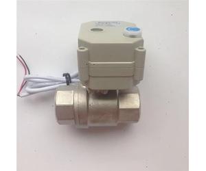 2 Way DN25 G1 Full Port Electric Ball Valve BSP SS304 Mini Normally Closed Motor actuated Valve AC/DC24V CR202 on/Off 5 sec