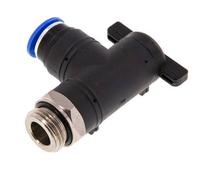 2-Way Elbow Ball Valve 12 mm - G1/2'' Plastic/Brass