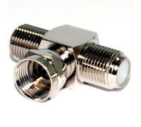 2 Way F-Type Splitter Combiner TV Virgin Cable Sky Satellite Freeview