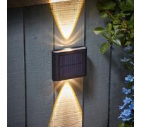 Smart Solar 2 - Way Wall, Fence & Post Light - 2 Pk 20lm