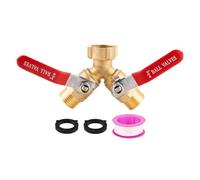 2-Way Hose Splitter Tap on Splitter Garden Healing Splitter Garden Hose Splitter Brass Y Hose Garden Brass Hose Tap Splitter Garden Hose Splitter 2 Way Heavy