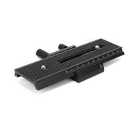 2 Way Macro Focusing Rail Slider, Camera Rail Slider for Close up, Precision Dual Direction Adjustment with 1/4" Mounting Screw for DSLR Cameras