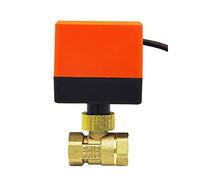 2 Way motorised Valve Electric Ball Valve AC220v AC24v DC12v 1/2 3/4 1 1-1/4 1-1/2 2 inch (DC12v, 1/2 pulgada)