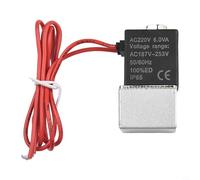 2 Way Normally Closed Solenoid Valve for Air, Gas, Liquid, Water | DC12V 4W G1/4" Female Port | for Uni-Directional Flow with Fast for Response <(Without Light)