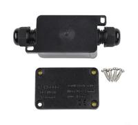 2 Way Outdoor Waterproof IP65 Cable Connector, 240V PC Junction Box for Outdoor Lamps and Lanterns Connection with IP66 Rating and Silicone Sealing Ring, Suitable for Garden Lighting Installation