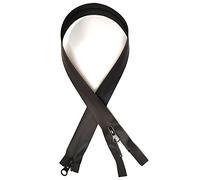 2 Way Outdoor Zip Waterproof 50 55 60 65 70 75 80 cm Matt Black TPU Coated, matt Black, 80 cm