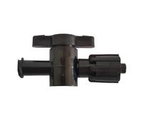 2 - Way PC Stopcock Valve, 2-Way Male-Female Stopcock PP Multicolor 100 PCS for Fluid Transfer & Printing(Black)