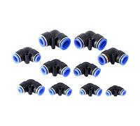 2 Way Pipe Connector Pneumatic Fitting Plastic Staght Push in Quick Slip Lock Fittings 50PCS 100PCS PV4 PV6 PV8 PV12 PV14 PV16(PV-10mm,50pcs)